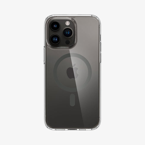 ACS04825 - iPhone 14 Pro Max Case Ultra Hybrid (MagFit) in white showing the back
